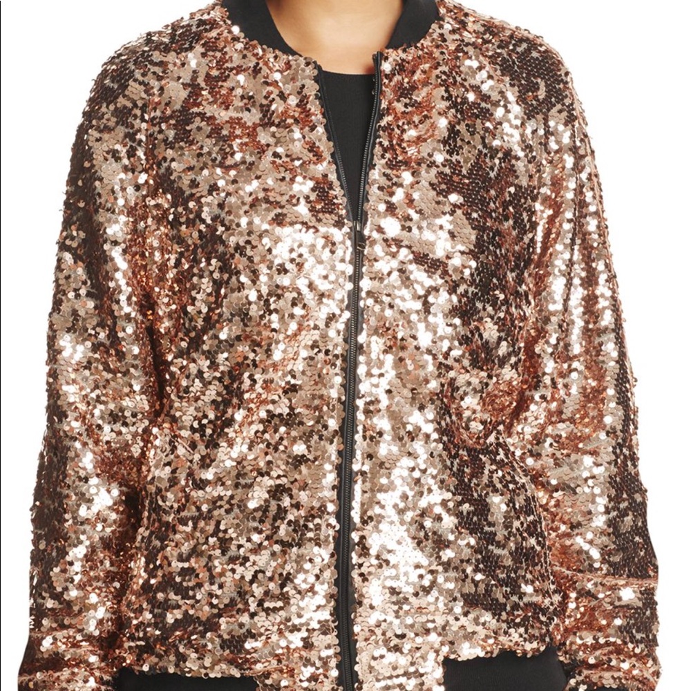 Gold sequin jacket - Picture 5 of 5